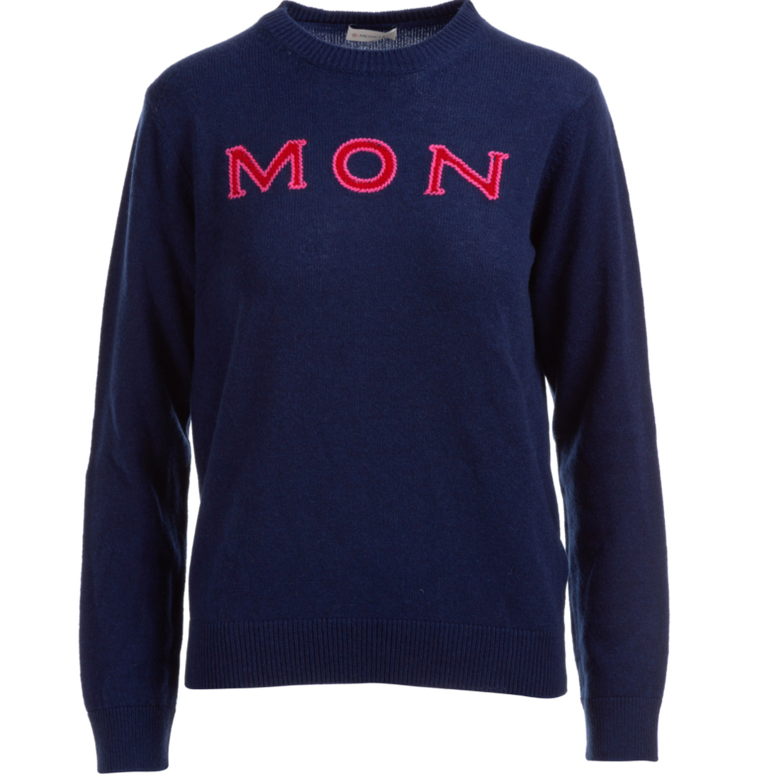 moncler v neck jumper