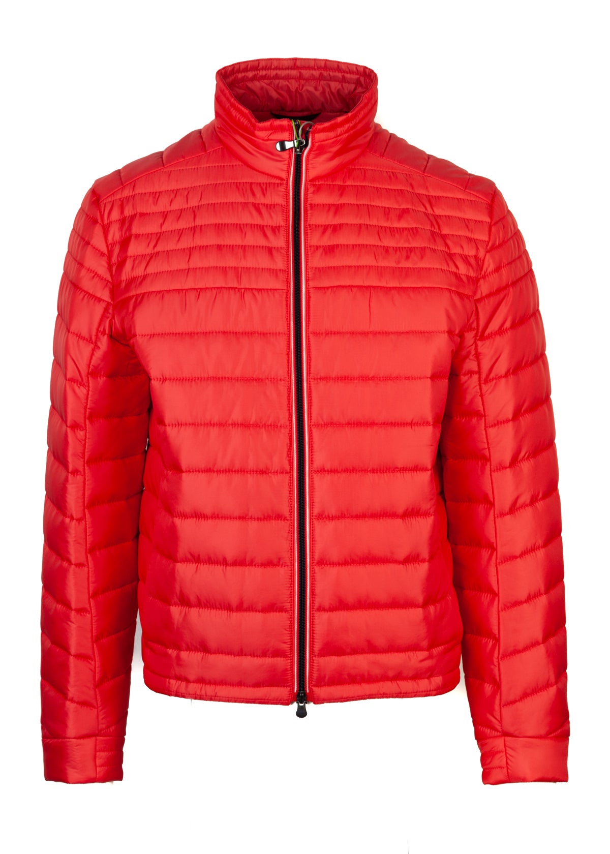 red hugo boss coat