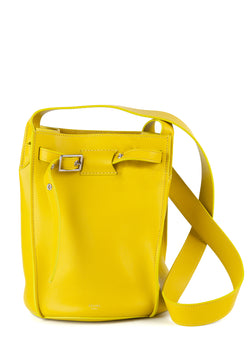 neon yellow shoulder bag