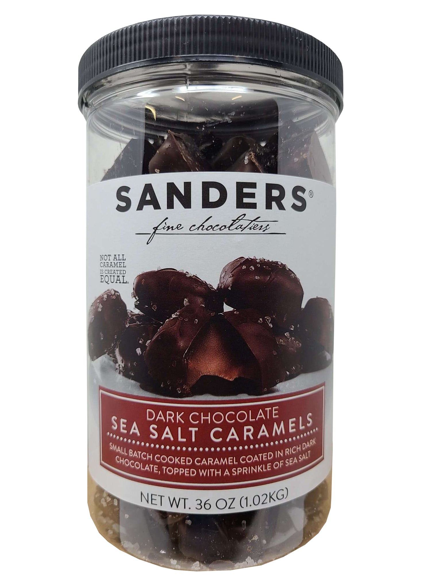 Sanders Dark Chocolate Sea Salt Caramels - 36 ounces (2.25 pounds ...