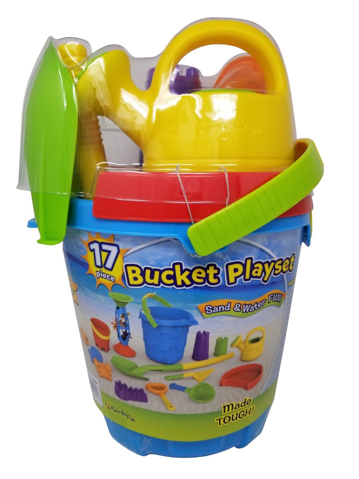 17 piece bucket playset