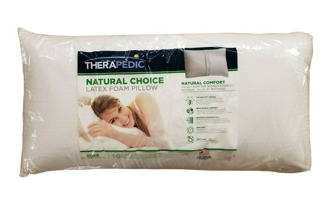 Therapedic Latex Foam Bed Pillow 