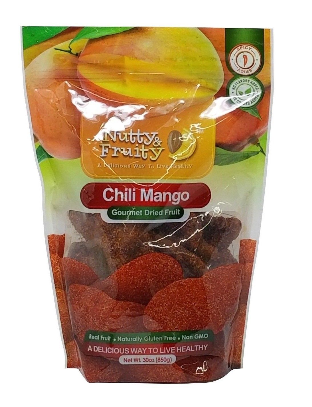 Nutty &amp; Fruity Chili Mango Gourmet Dried Real Fruit 30 OZ — Gainmart ...
