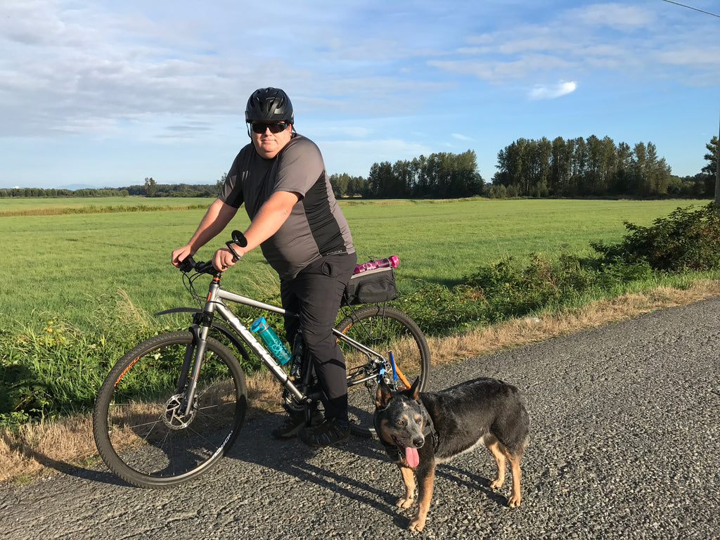 bike leash attachment