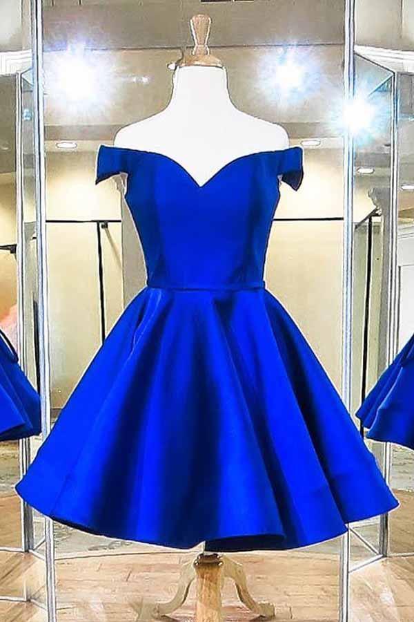 Royal Blue Homecoming Dress - PGM Dress – Pgmdress