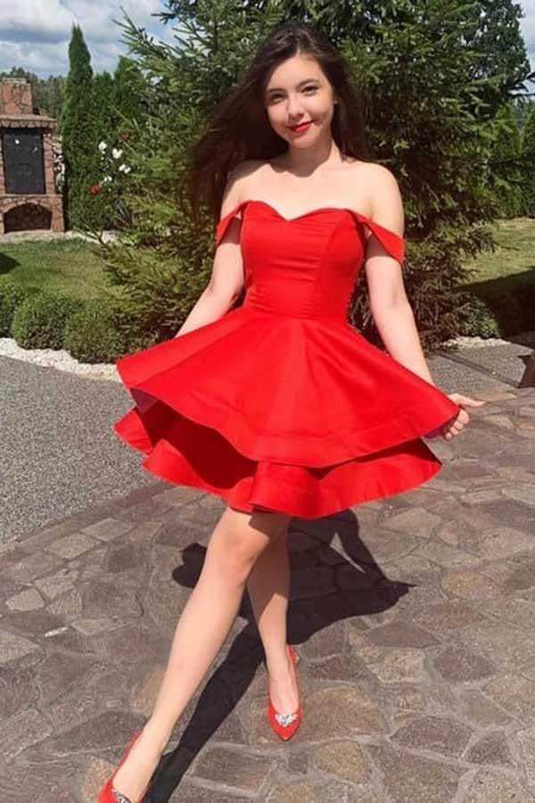 Formal Red Short Dress