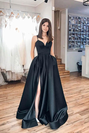 Unique Prom Dresses With Black Color Hand Made At Online Shop-Pgmdress