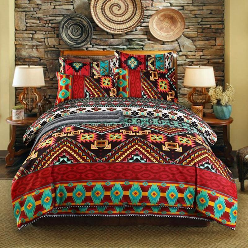 Bohemian 3d Comforter Bedding Set Duvet Cover Pillowcase Bed Linen Ful –  Pgmdress