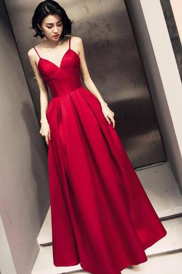 Red Evening Dress for Women, Red Sequins Evening Gown for Ladies, Sequins  Dress for Christmas, Dinner Gown for Women, Birthday Party Dress - Etsy