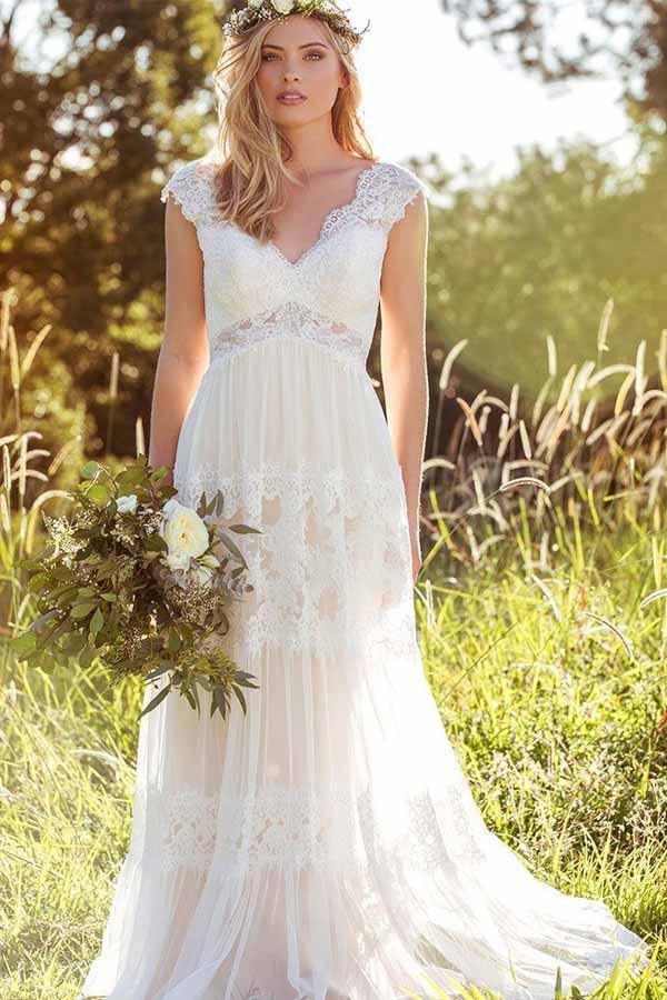 Rustic Wedding Dresses - Dresses and Gowns for a Rustic Country
