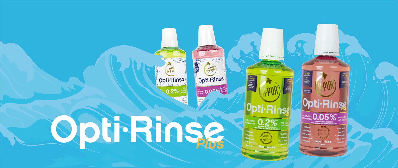 Fluoridated Mouthwash Without Alcohol Opti-Rinse 0.05% – Oral Science  Boutique