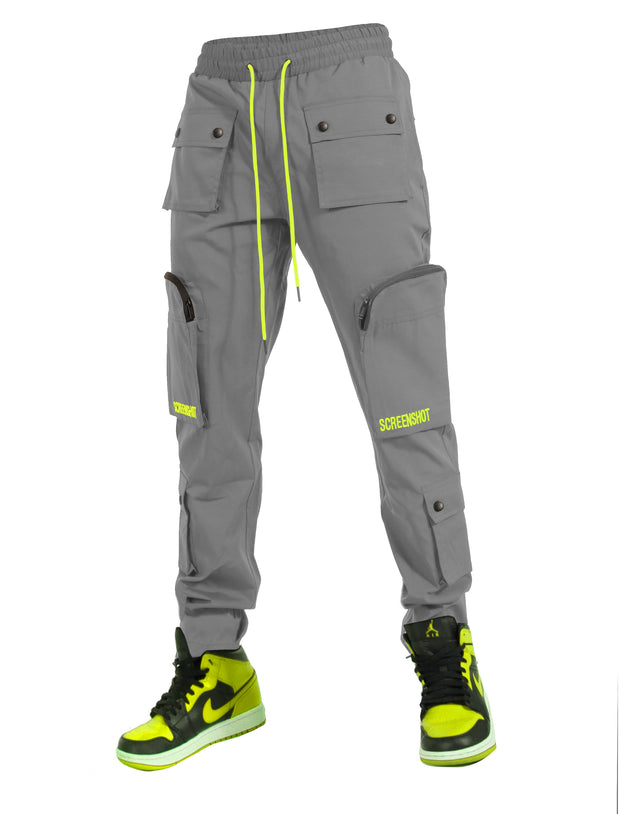 3D MULTI POCKET NYLON CARGO PANTS-P11204 (BLACK) – Screenshotbrand