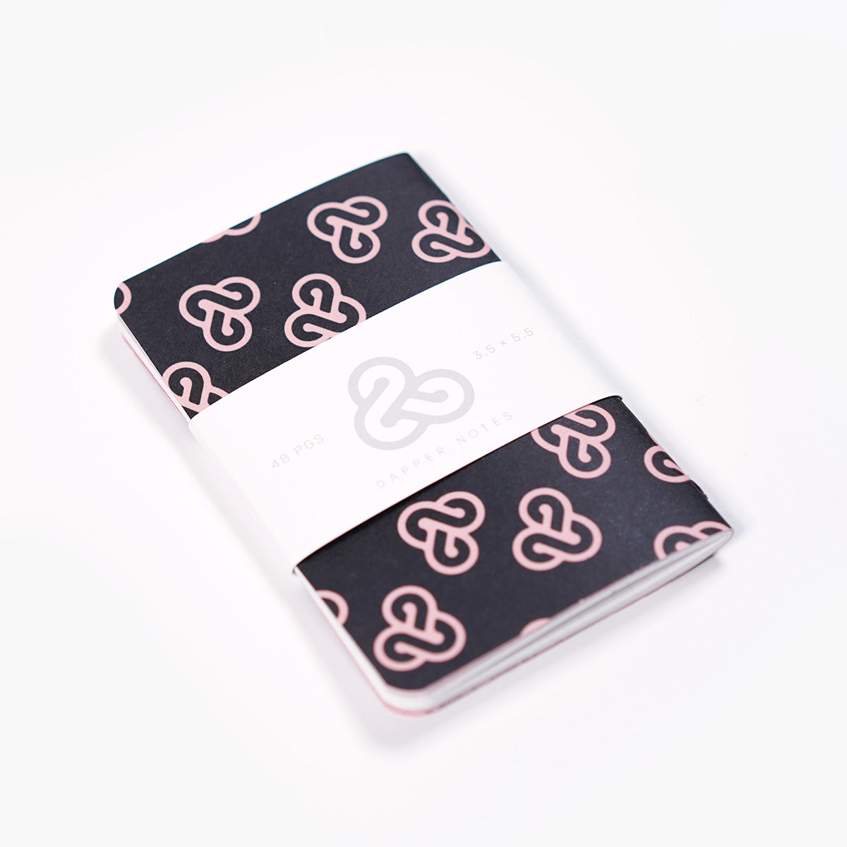 cover of the infinity ampersand notebook cover by Dapper Notes