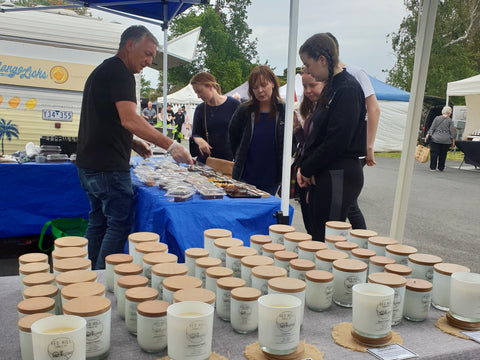 Red Hill Candle Co at Mornington Market