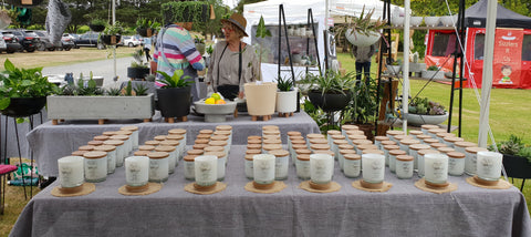 Red Hill Candle Co at the Market