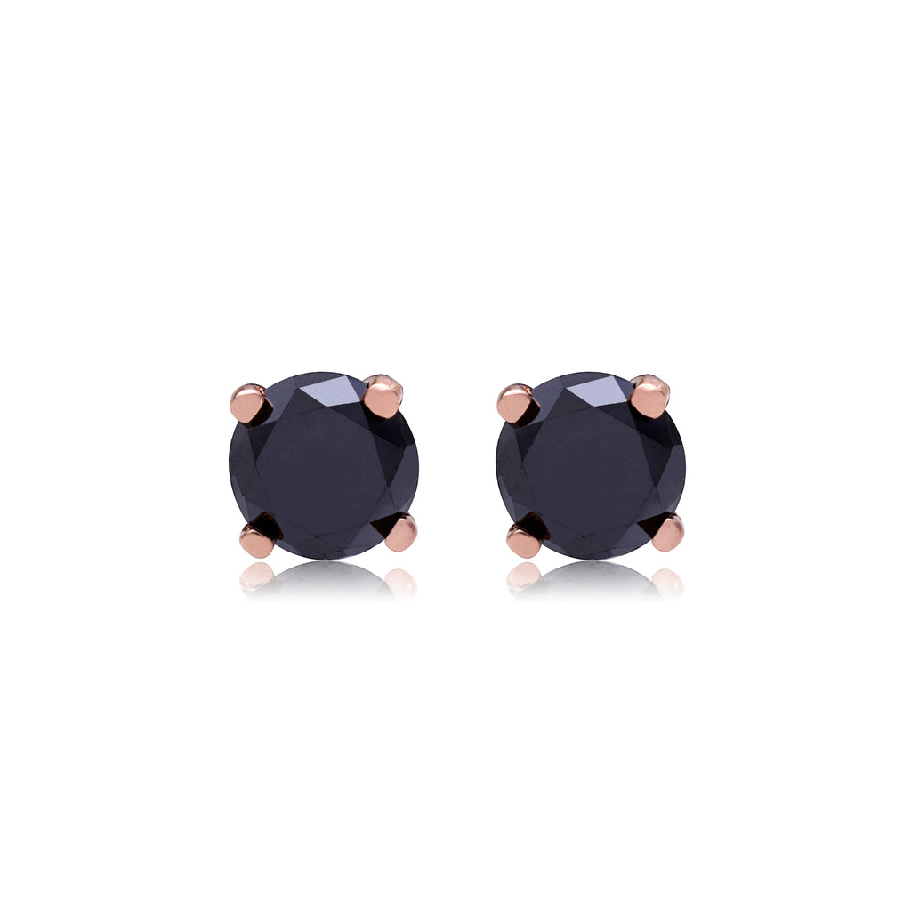 small rose gold stud earrings