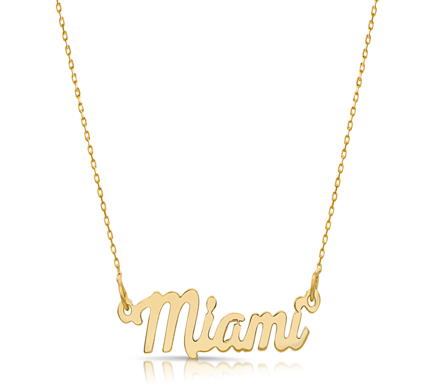 "Miami" Nameplate Necklace