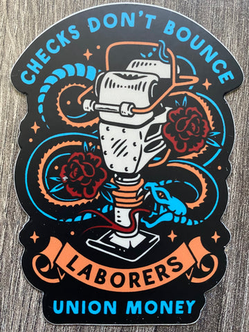 Large Troublemakers Union Stickers