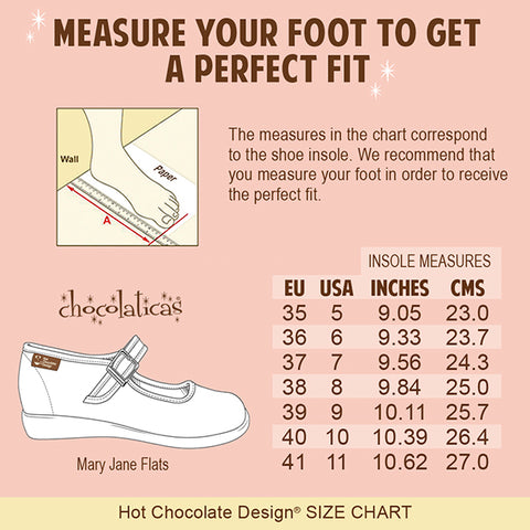 Size Chart – Miss Goody 2 Shoes