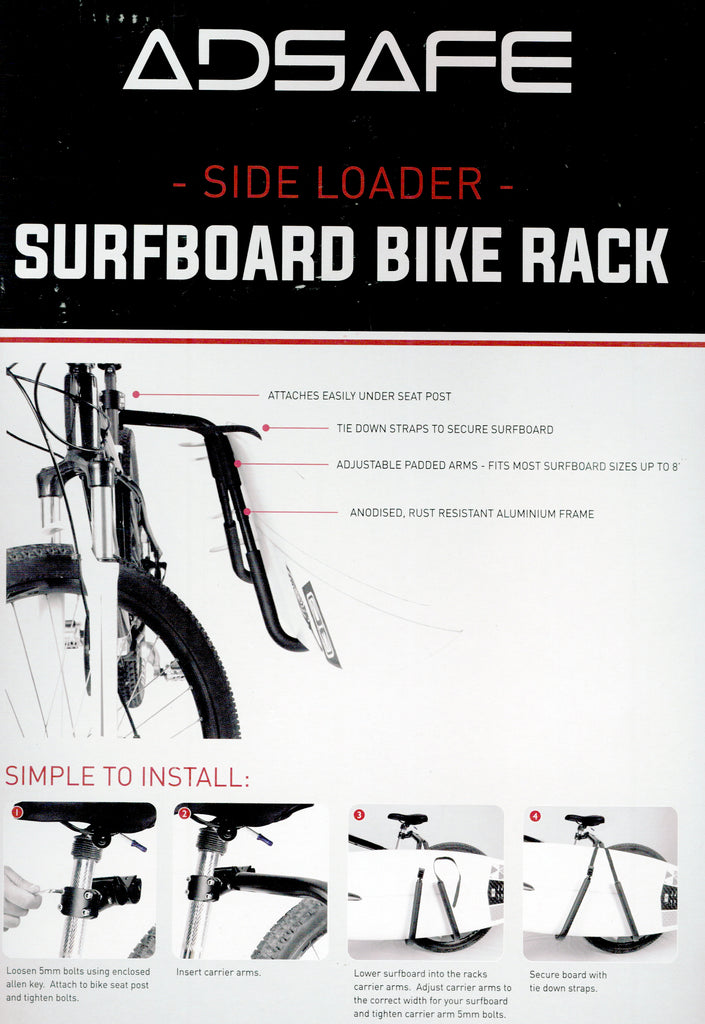 surfboard bike attachment