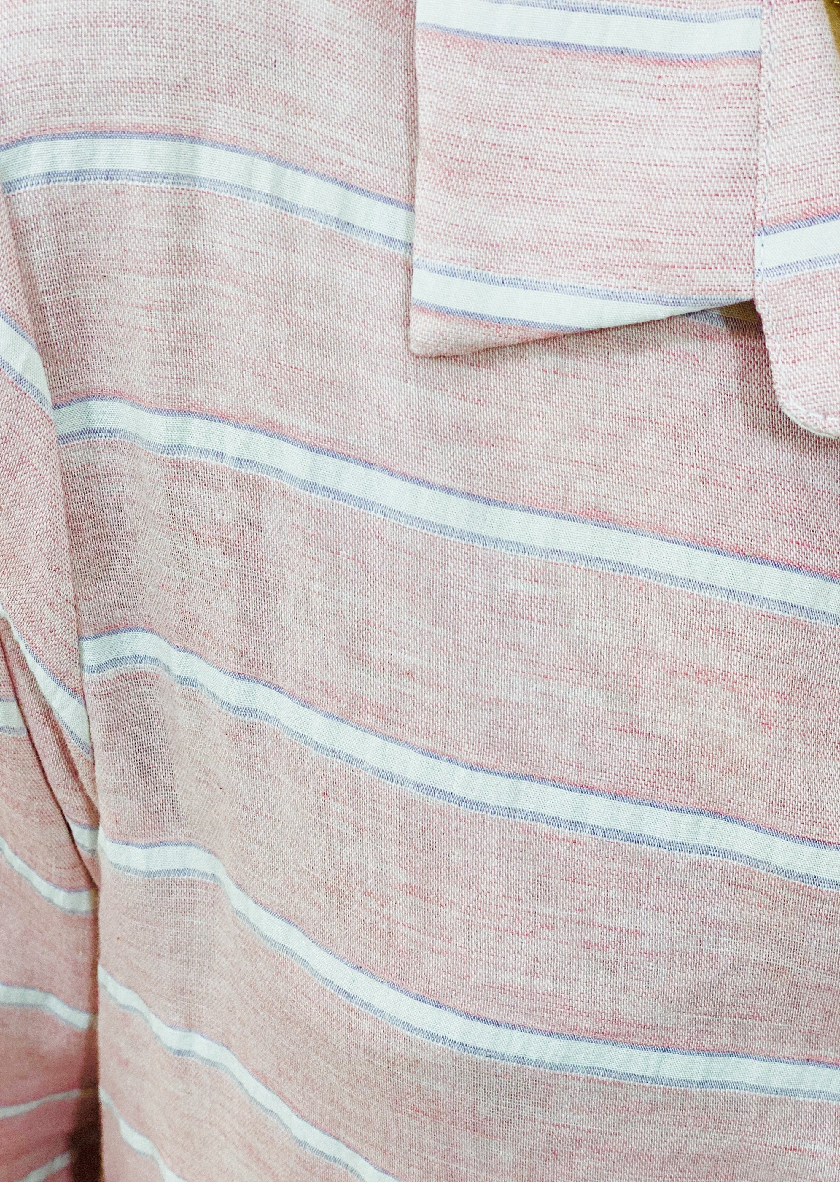 Leylie Jess Shirt in Pink Stripe