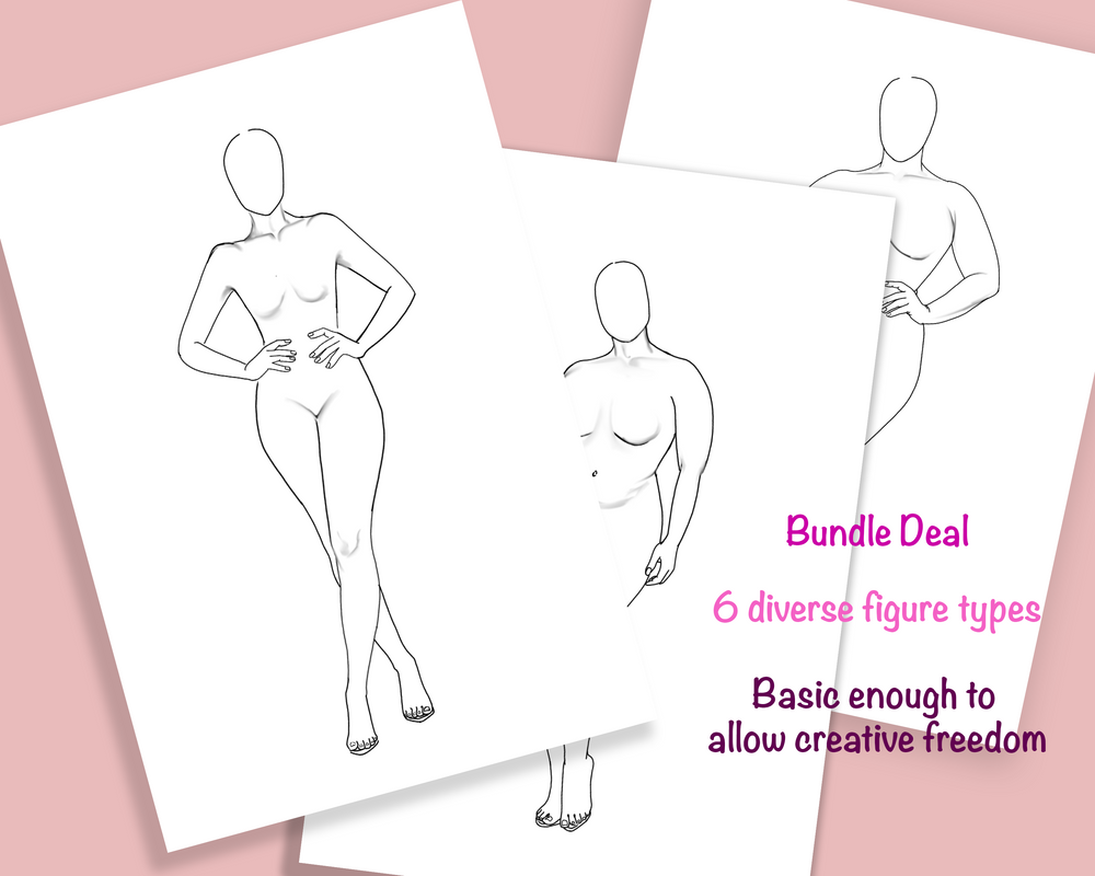 fashion figures templates