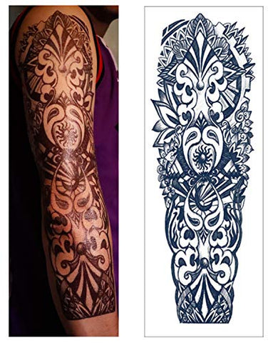 680+ Free Download Temporary Tattoo Half Sleeve Idea Tattoo Images