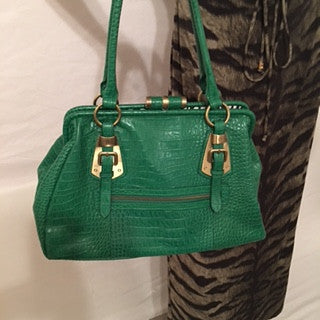 faux crocodile purse