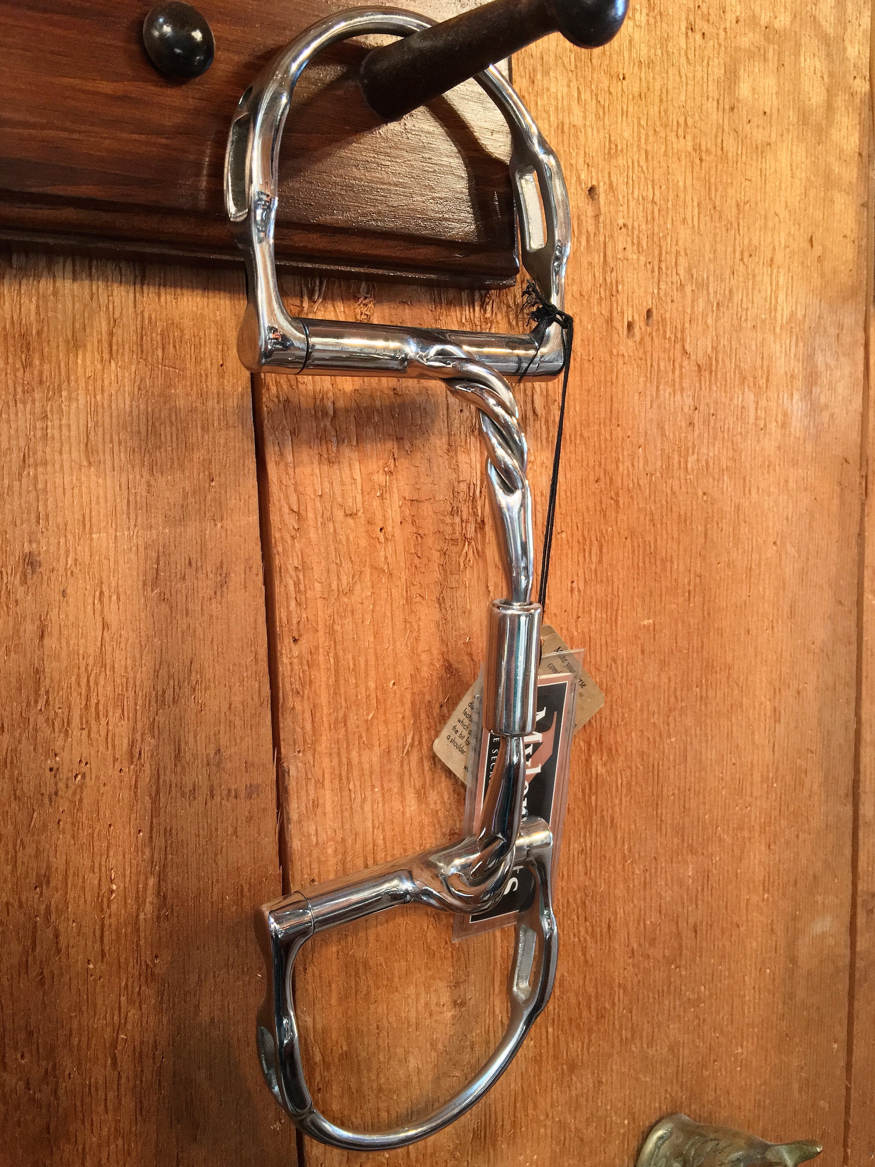 Myler Stainless Steel Dee With Hooks Twisted Comfort Snaffle