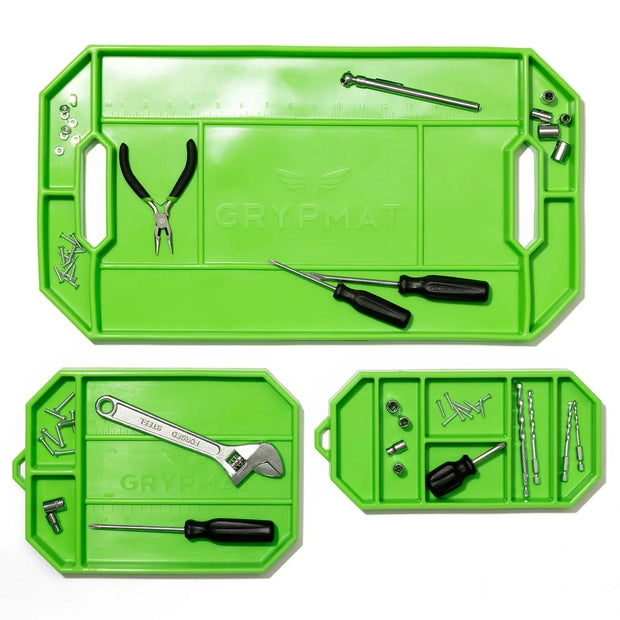 Grypmat Plus Automotive & DIYer Non-slip, Non-magnetic Tool Box Organizer  Optimize Workflow with Tool Tray Grip Mat (PRO-Orange)