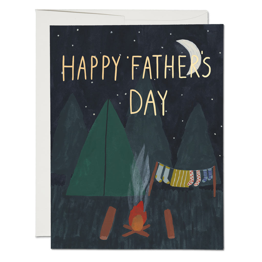 Camping Dad Card