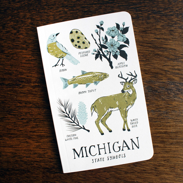 Michigan State Symbols Notebook – City Bird