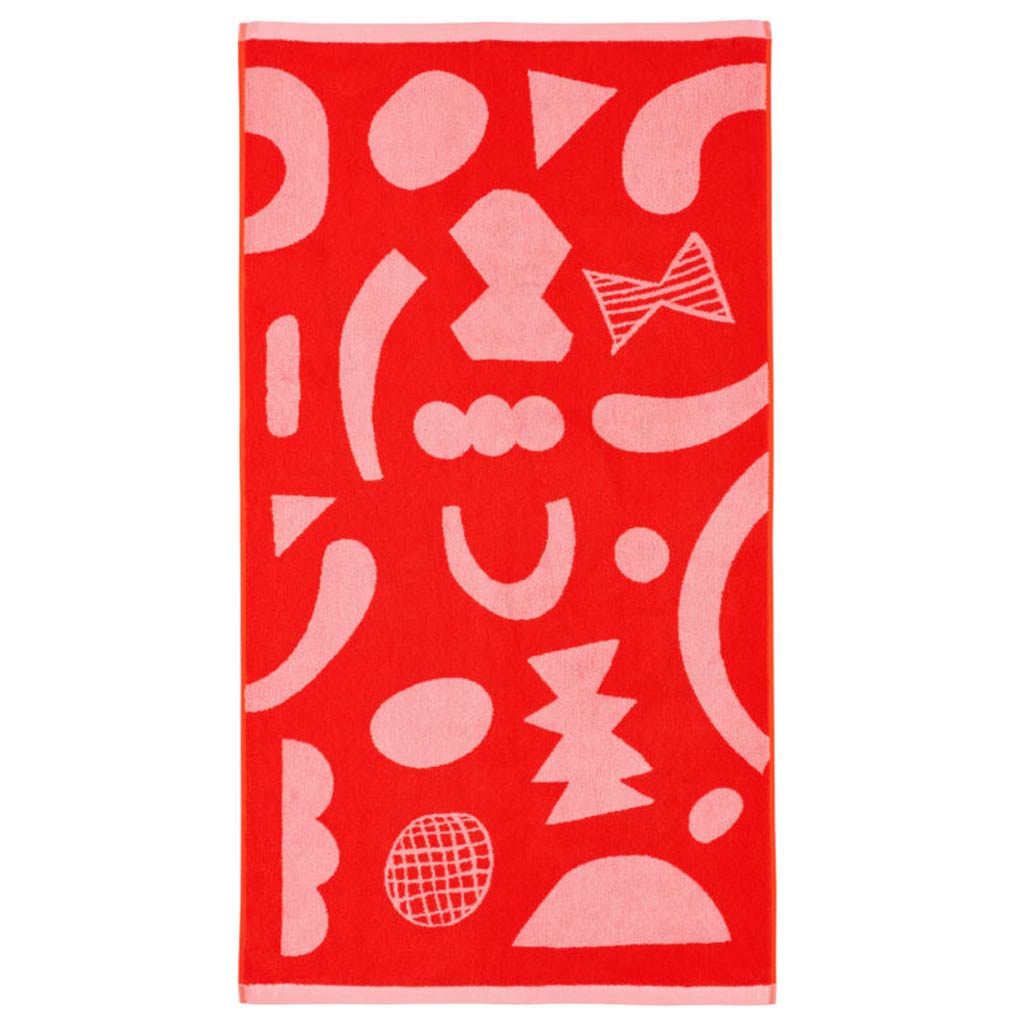 Abstract Shapes Bath Towel