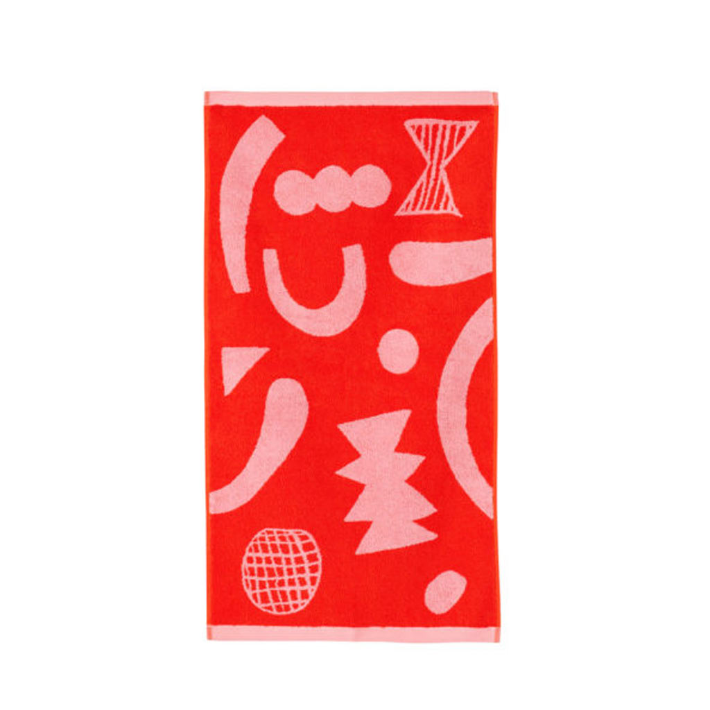 Abstract Shapes Hand Towel