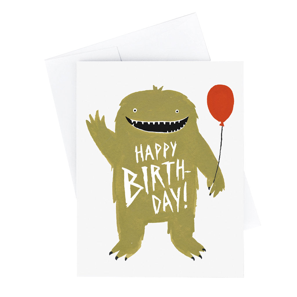 Party Monster Birthday Card