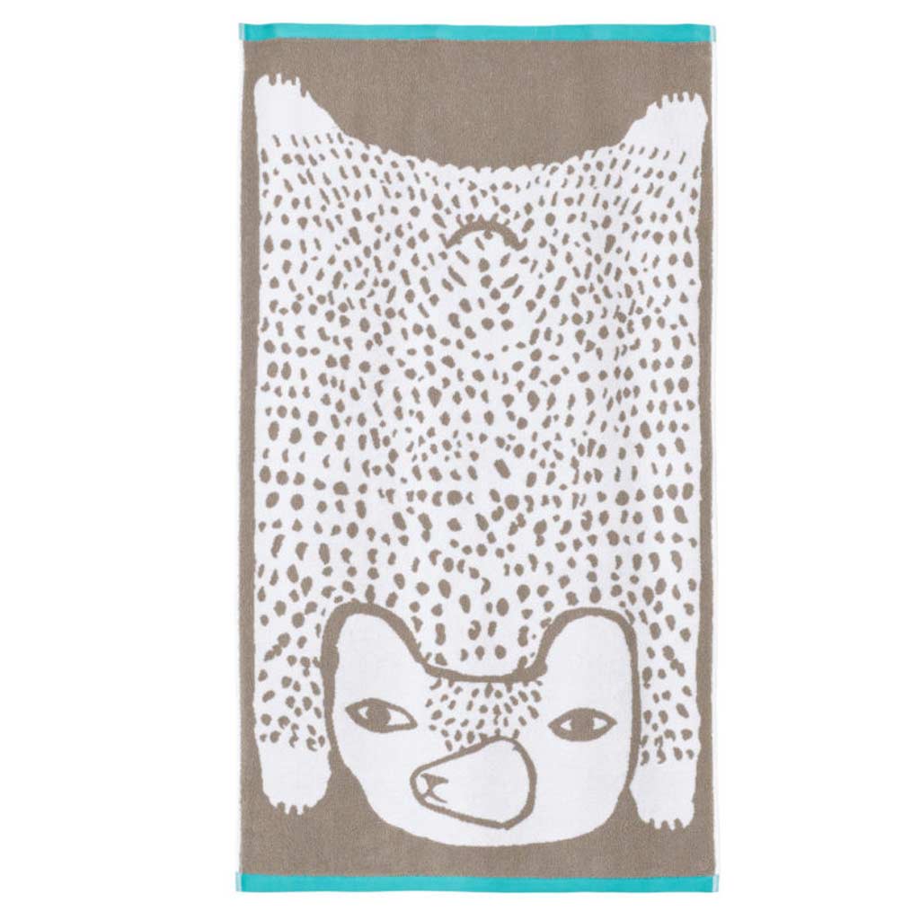 Bear Bath Towel - Blue