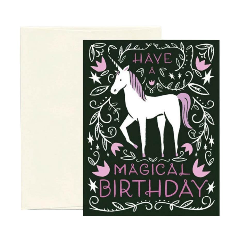 Magical Unicorn Card