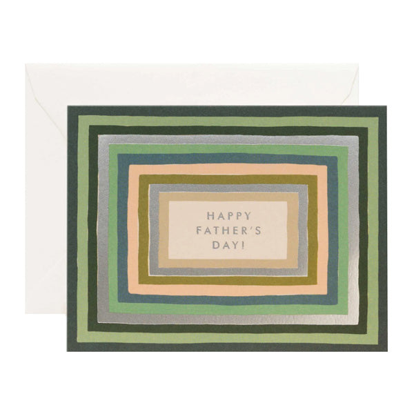 Striped Father's Day Card