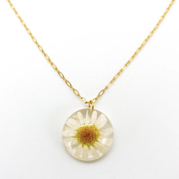 Daisy Necklace - Gold Plated