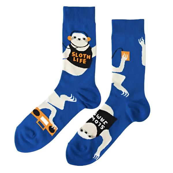 Men's Crew Socks - Sloth Life