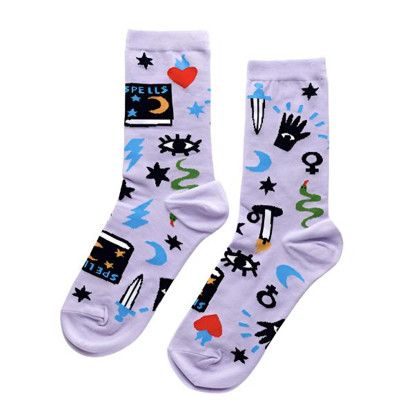 Women's Crew Socks - Mystic Spells