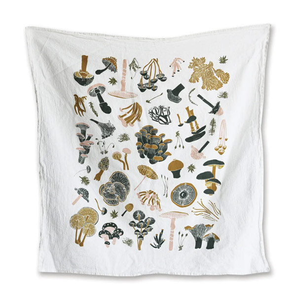 Mosses + Mushrooms Kitchen Towel