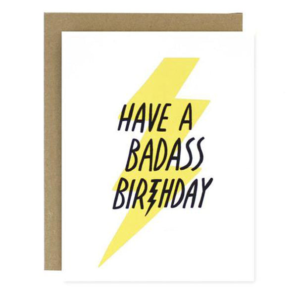 Badass Birthday Card