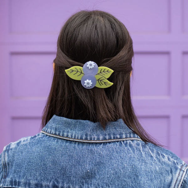 Blueberry French Barrette