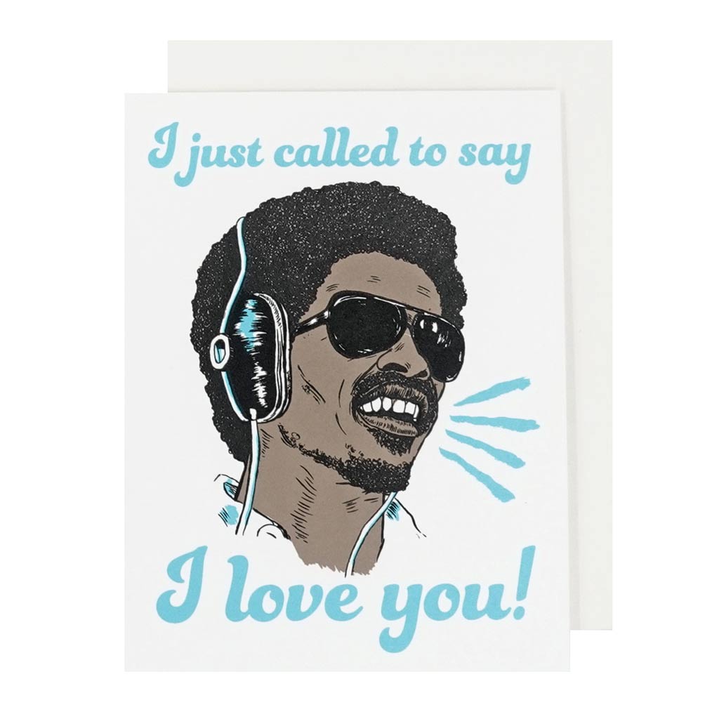 Called To Say I Love You Hand Silkscreened Card