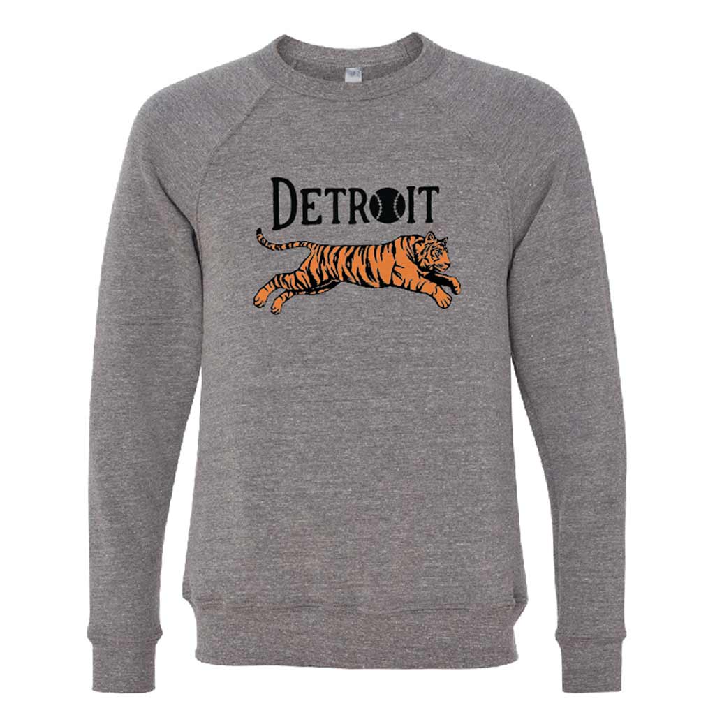 Leaping Tiger Detroit Crewneck Sweatshirt