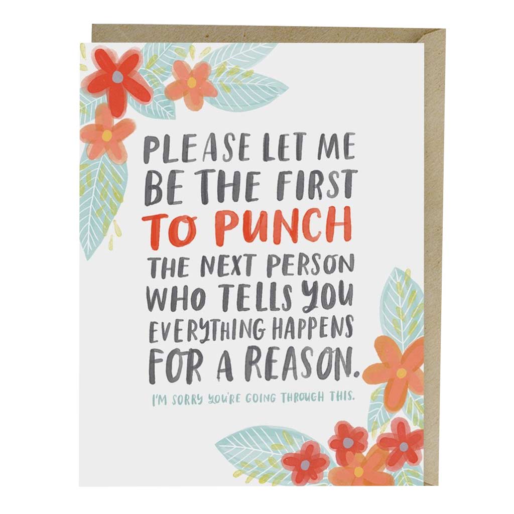 Everything Happens for a Reason Card