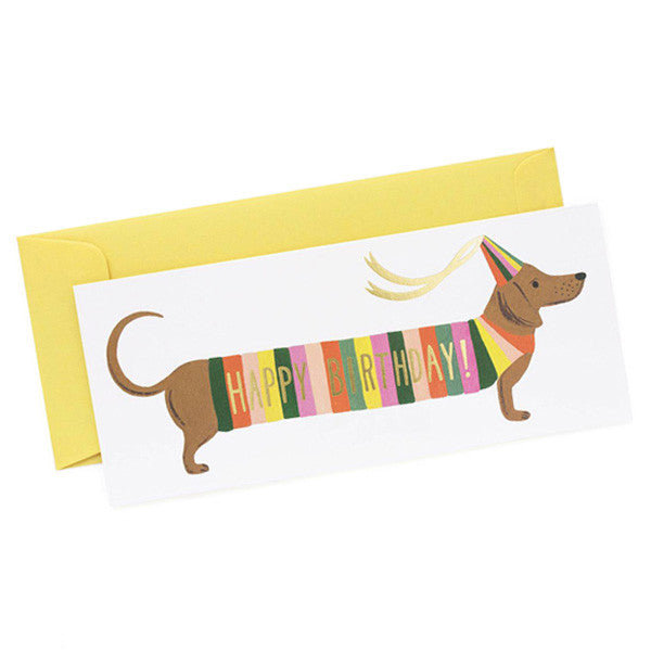 Hot Dog Birthday Card