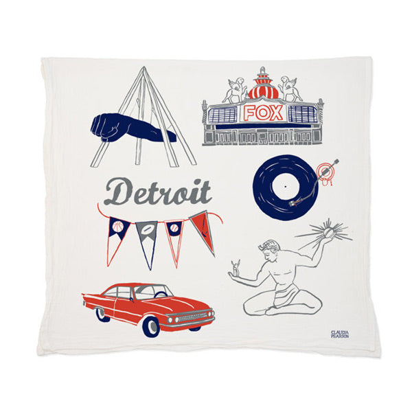 Detroit Tea Towel