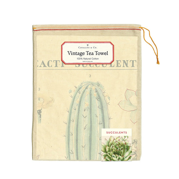 Succulents Tea Towel